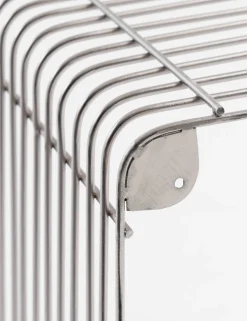 COCOmaison Gus jeu de 2 etagere murale H35-40cm - Argent Online