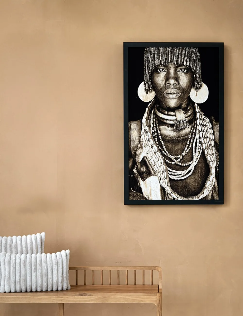 COCOmaison Hamar Woman tableau 75x125cm - Multicouleur Clearance