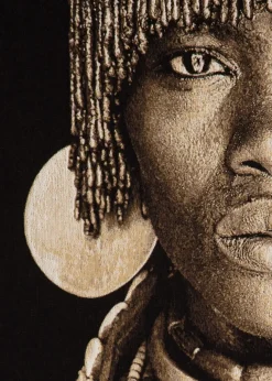 COCOmaison Hamar Woman tableau 75x125cm - Multicouleur Clearance