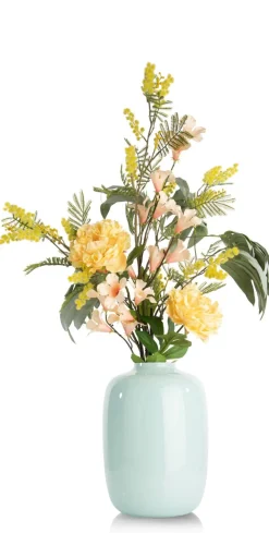 COCOmaison Hibiscus Branch H115cm fleur artificielle - Orange Online