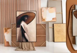 COCOmaison Hilde tableau 100x100cm - Rose Best