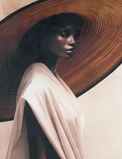 COCOmaison Holly tableau 90x140cm - Brun New