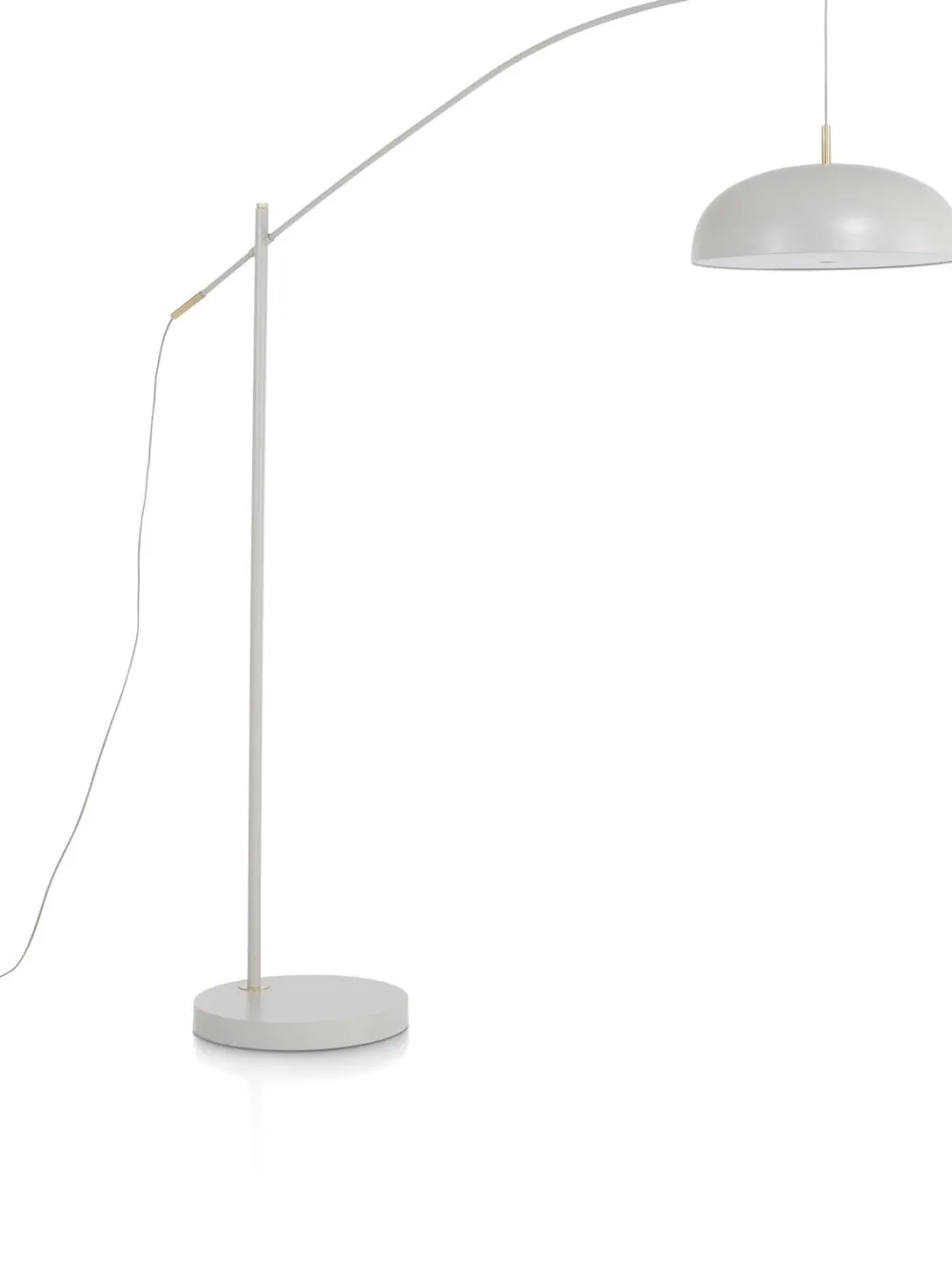 COCOmaison Hugo lampadaire en arc 3*E27 - Gris Hot