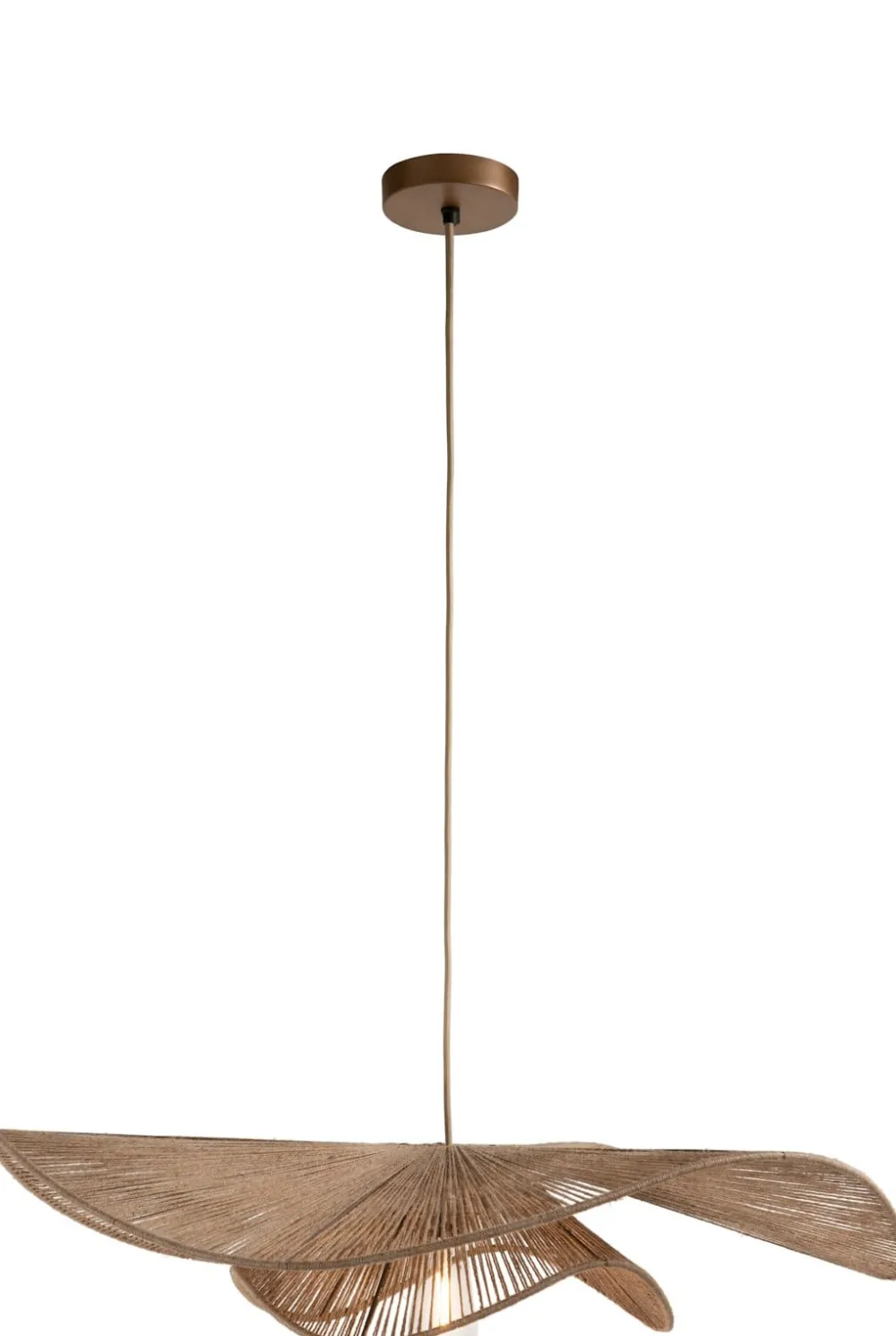 COCOmaison Iggy suspension 1*E27 D80cm - Naturel Hot