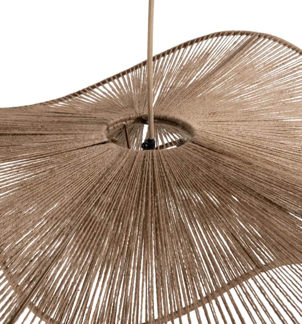 COCOmaison Iggy suspension 1*E27 D80cm - Naturel Hot