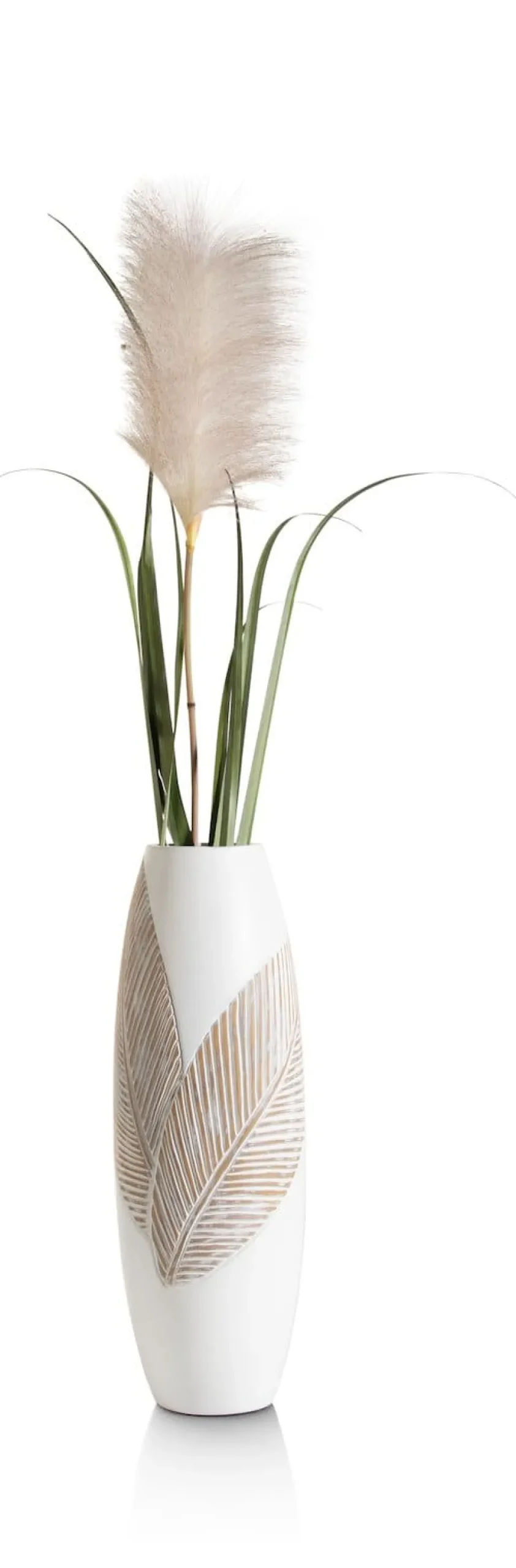 COCOmaison Jolie vase H45cm - Blanc Clearance