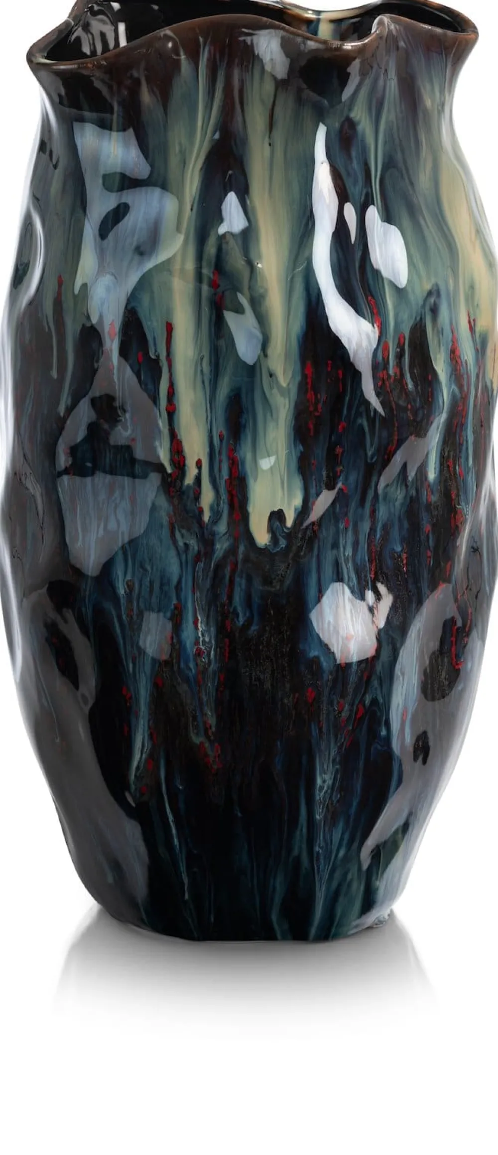 COCOmaison Julius vase H45cm - Bleu Sale