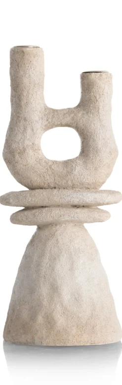 COCOmaison June bougoir H32cm - Couleur creme Clearance