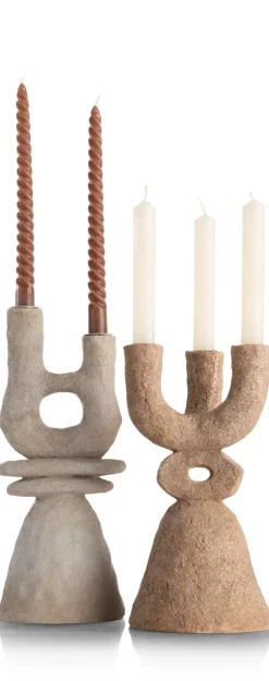 COCOmaison June bougoir H32cm - Couleur creme Clearance