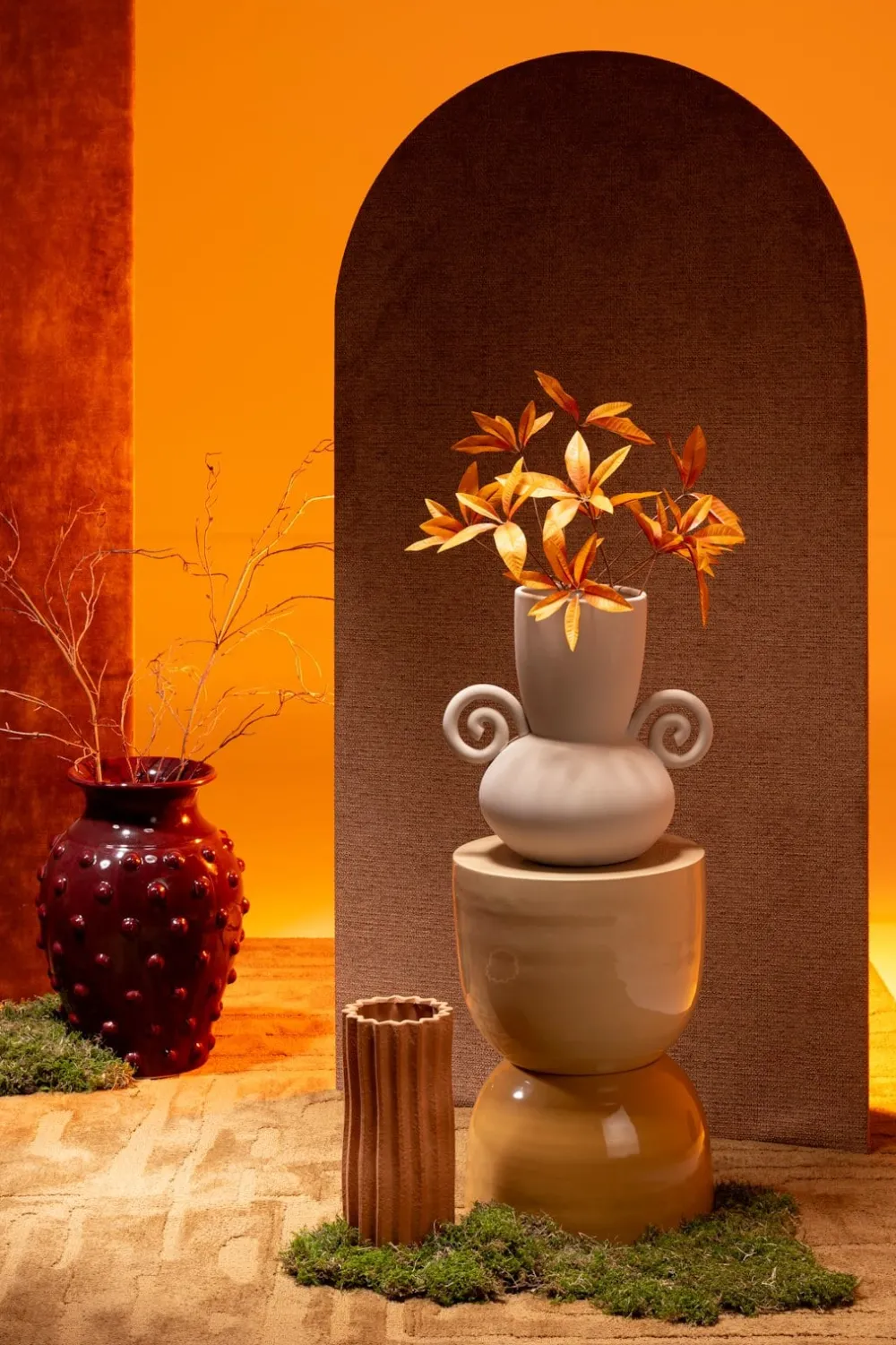 COCOmaison Kathy vase H44cm - Rouge Online