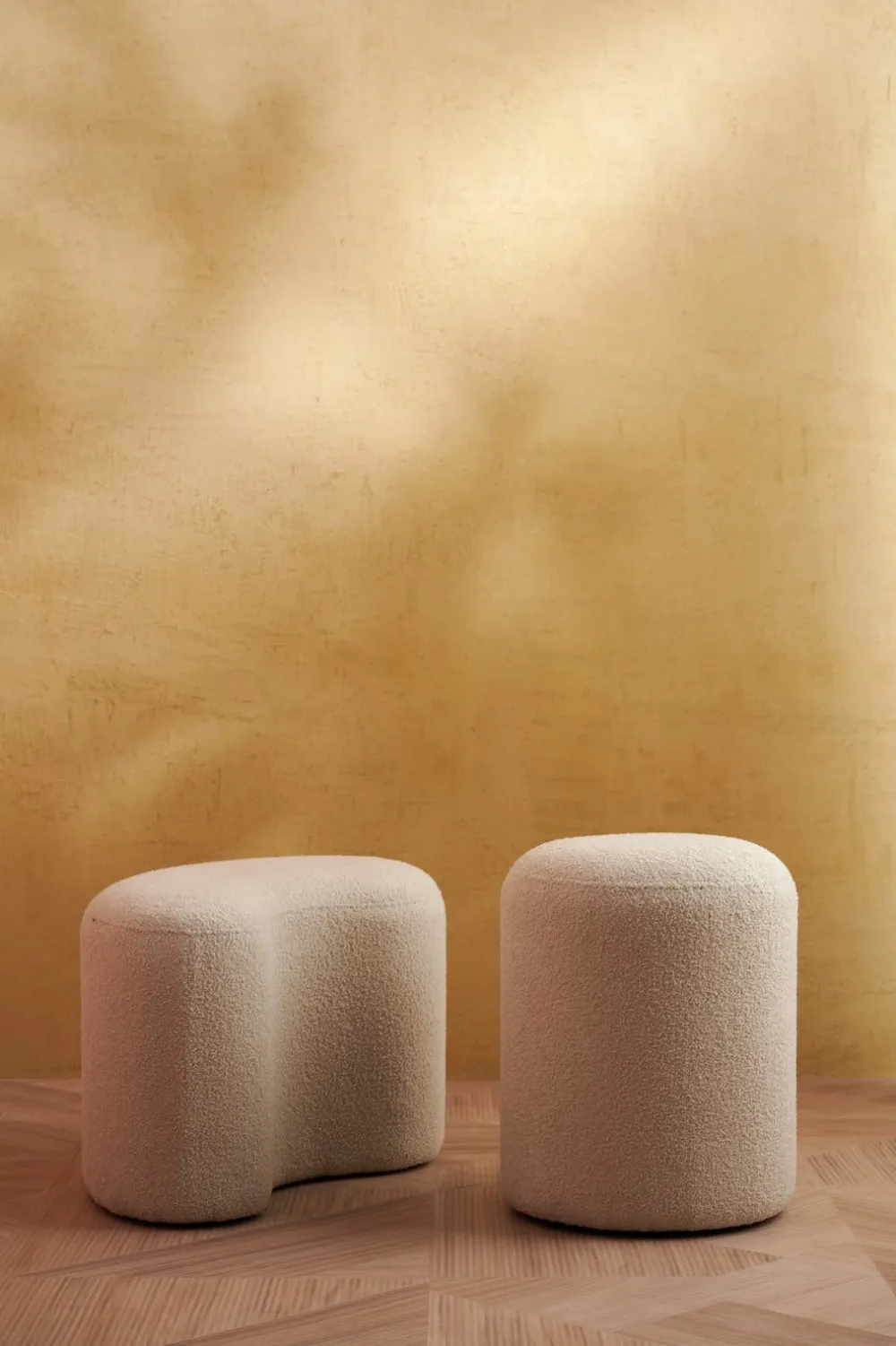 COCOmaison Kelly pouf H45cm - Couleur creme Outlet