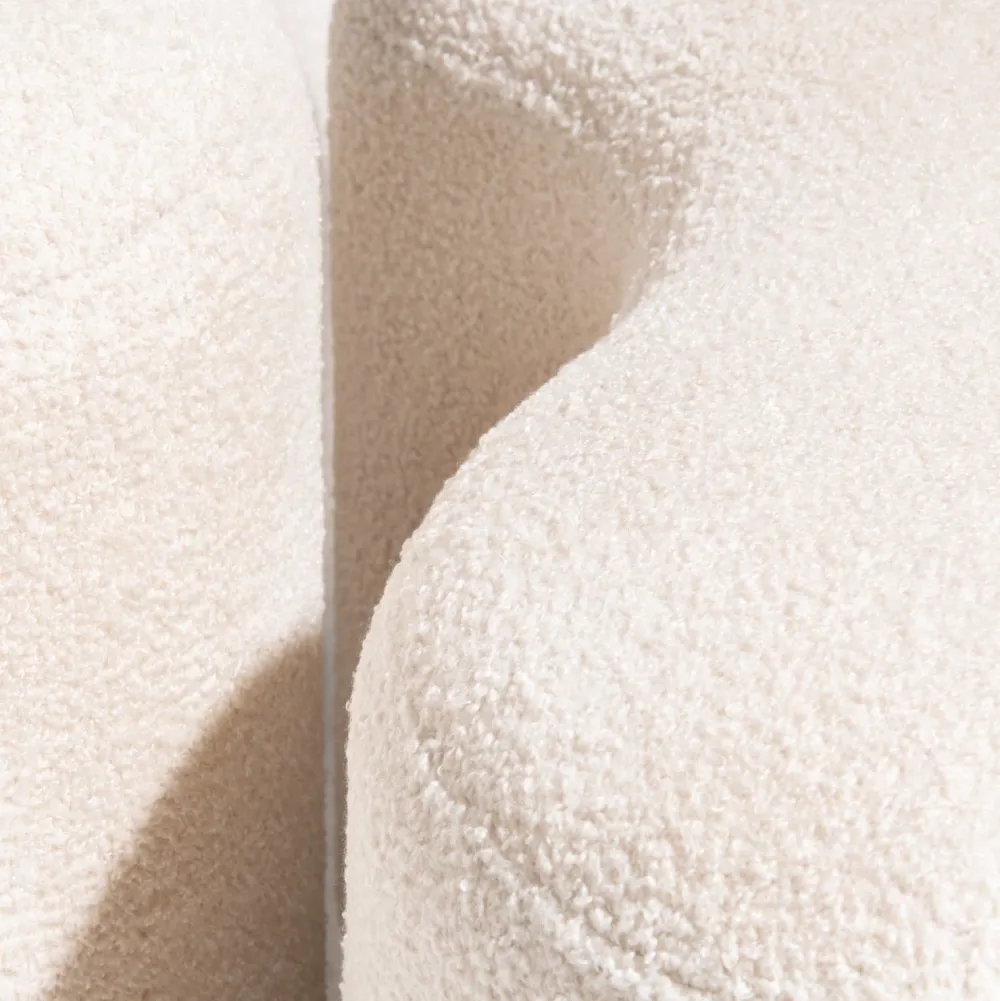 COCOmaison Kelly pouf H45cm - Couleur creme Outlet