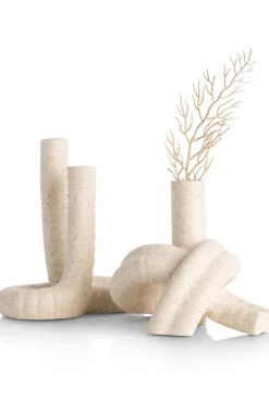 COCOmaison Kiki vase H13,5cm - Beige Sale