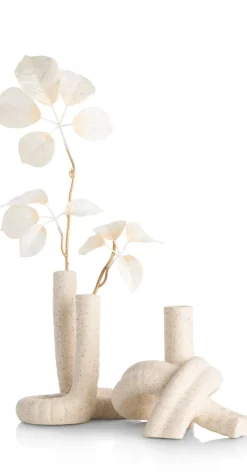 COCOmaison Kiki vase H13,5cm - Beige Sale