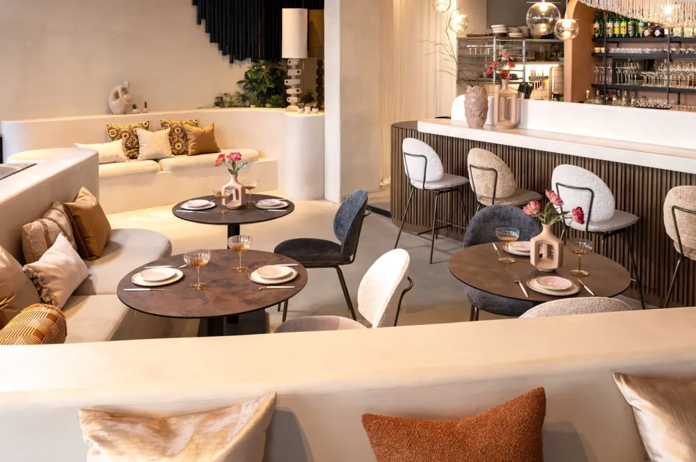 COCOmaison Kjel chaise - champagne - Anthracite Discount