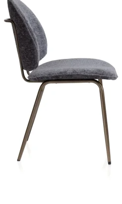 COCOmaison Kjel chaise - champagne - Anthracite Discount