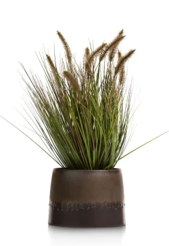 COCOmaison Lara cache pot H17cm - Gris Hot