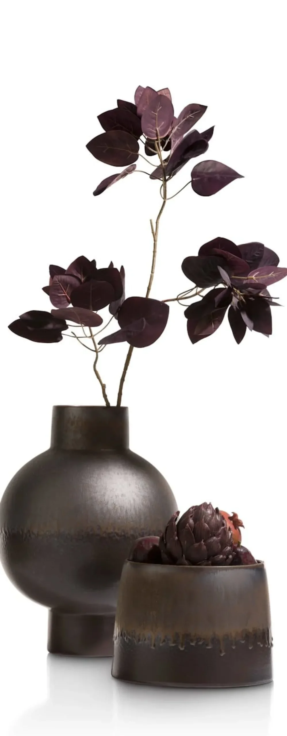 COCOmaison Lara vase H38cm - Gris Outlet