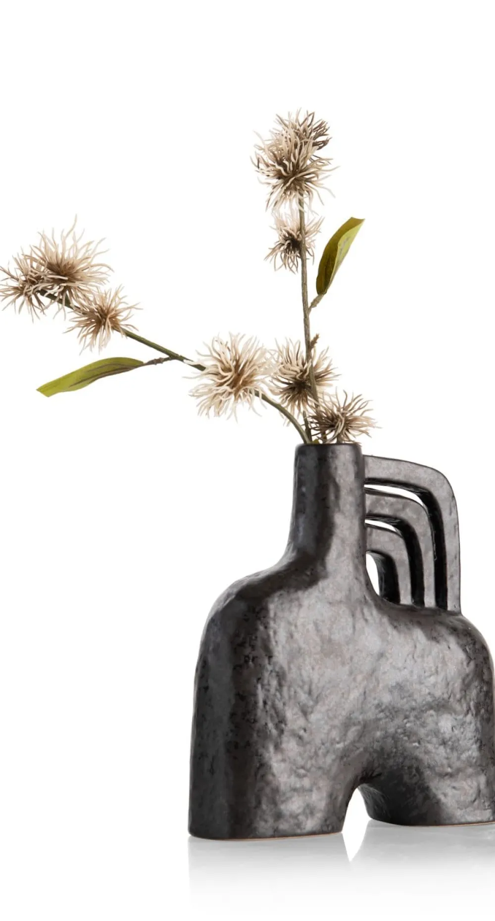 COCOmaison Lina vase H21cm - Noir Best