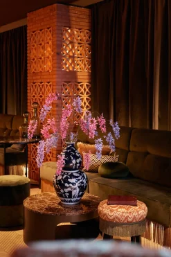 COCOmaison Ling vase H61cm - Bleu Clearance