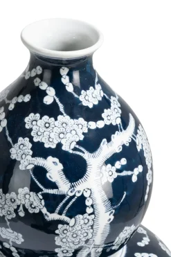 COCOmaison Ling vase H61cm - Bleu Clearance