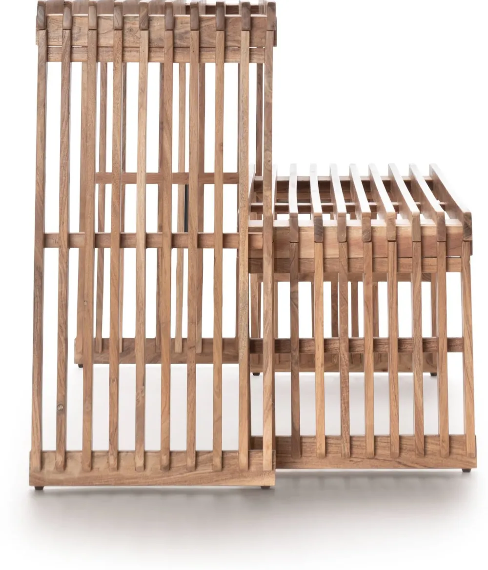 COCOmaison Lino banquette 96cm - Brun Online