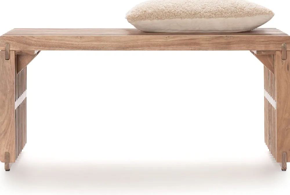 COCOmaison Lino banquette 96cm - Brun Online