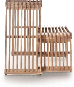 COCOmaison Lino console 120cm - Brun Outlet