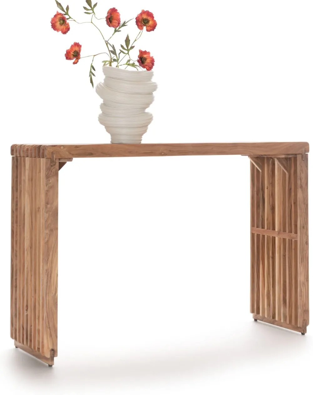 COCOmaison Lino console 120cm - Brun Outlet