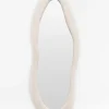 COCOmaison Loes mirroir 160x60cm - Couleur creme Outlet