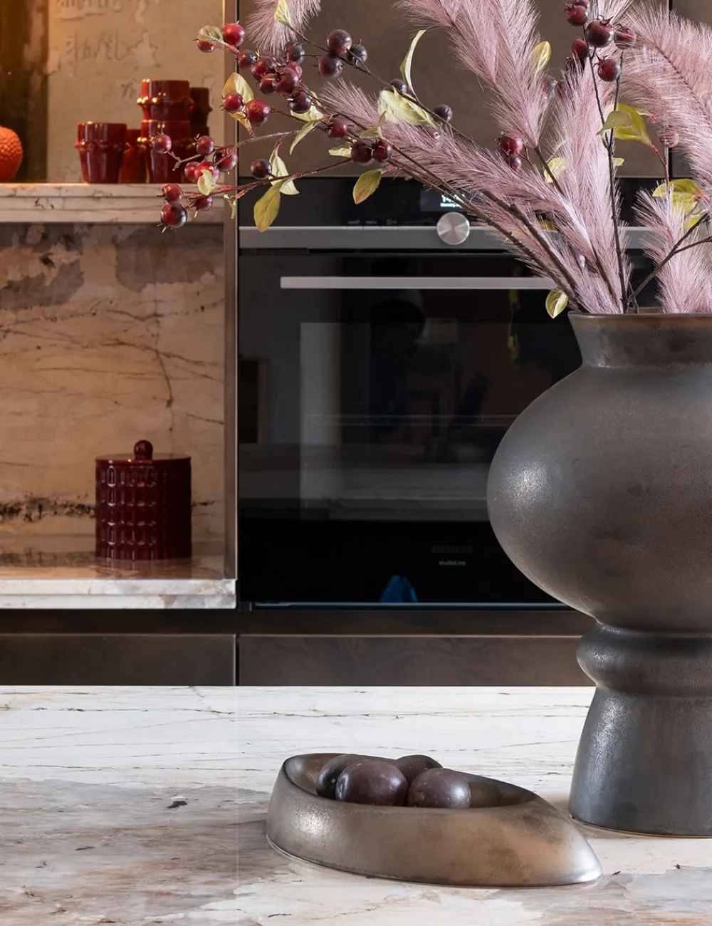 COCOmaison Lovia plat 36x19cm - Brun Outlet