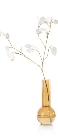 COCOmaison Lunaria fleur artificielle H92cm - Couleur creme Clearance