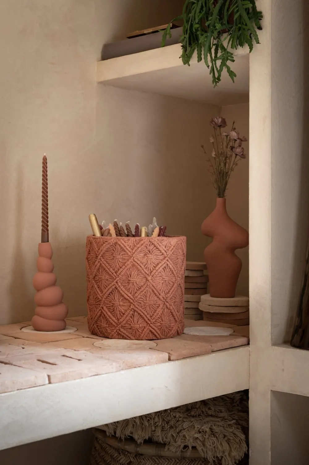 COCOmaison Maeve pot H26cm - Terracotta Outlet
