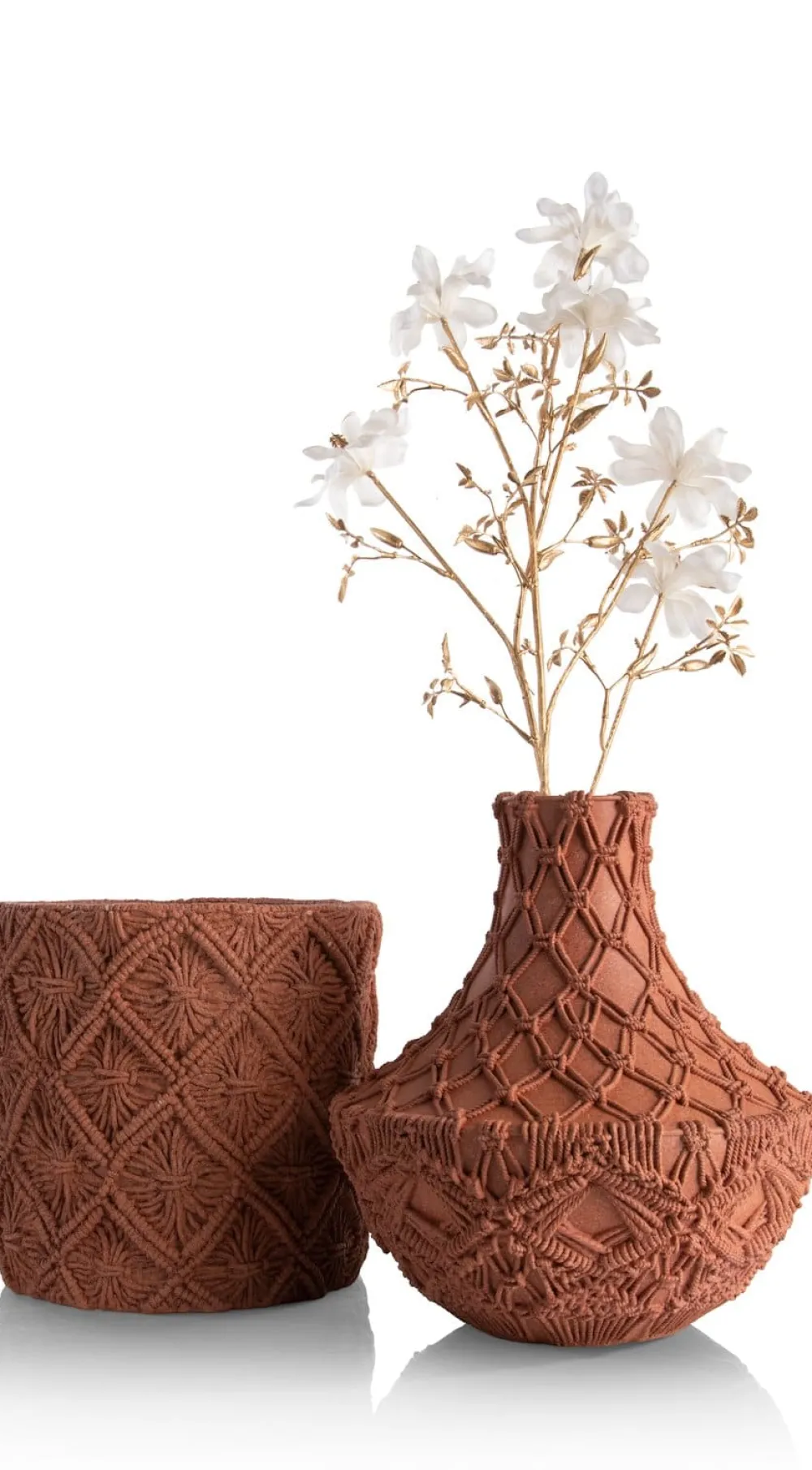 COCOmaison Maeve pot H26cm - Terracotta Outlet