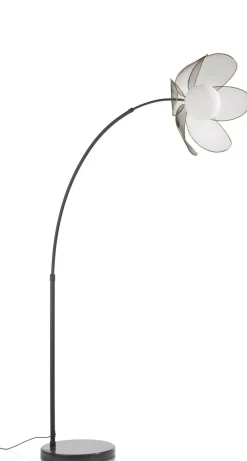 COCOmaison Magnolia lampadaire H185cm 1*E14 - Noir