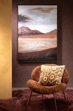 COCOmaison Marcel coussin 50x50cm - Brun New