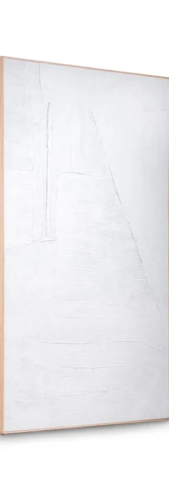 COCOmaison Master Strokes tableau 120x180cm - Blanc Discount