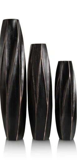 COCOmaison Merle vase H52cm - Noir Online