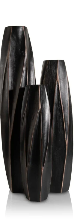 COCOmaison Merle vase H52cm - Noir Online
