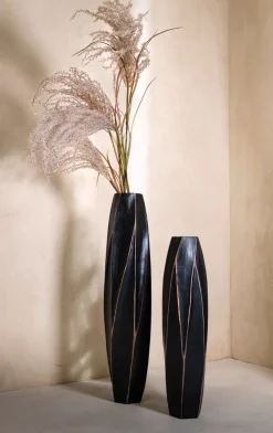 COCOmaison Merle vase H81cm - Noir Best