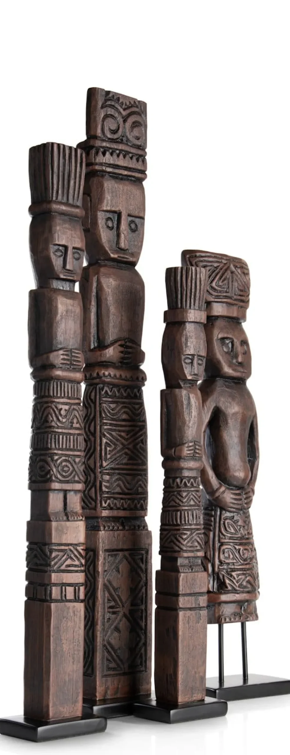 COCOmaison Milan figurine H67,5cm - Brun Discount