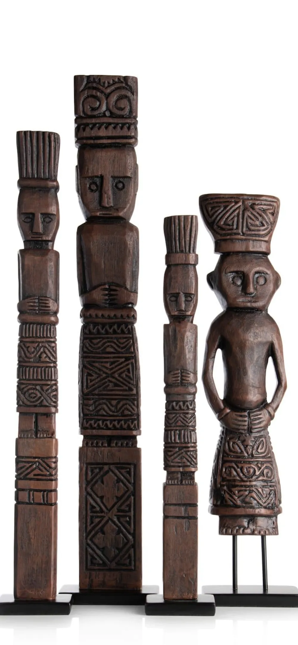 COCOmaison Milan figurine H67,5cm - Brun Discount