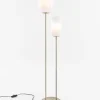 COCOmaison Milky lampadaire 2*E27 - Blanc Discount