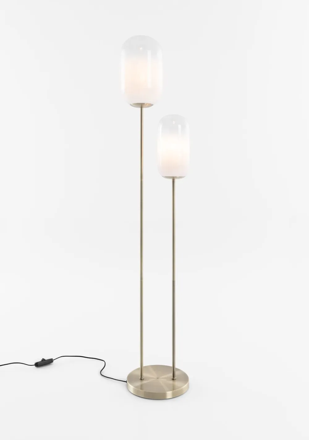 COCOmaison Milky lampadaire 2*E27 - Blanc Discount