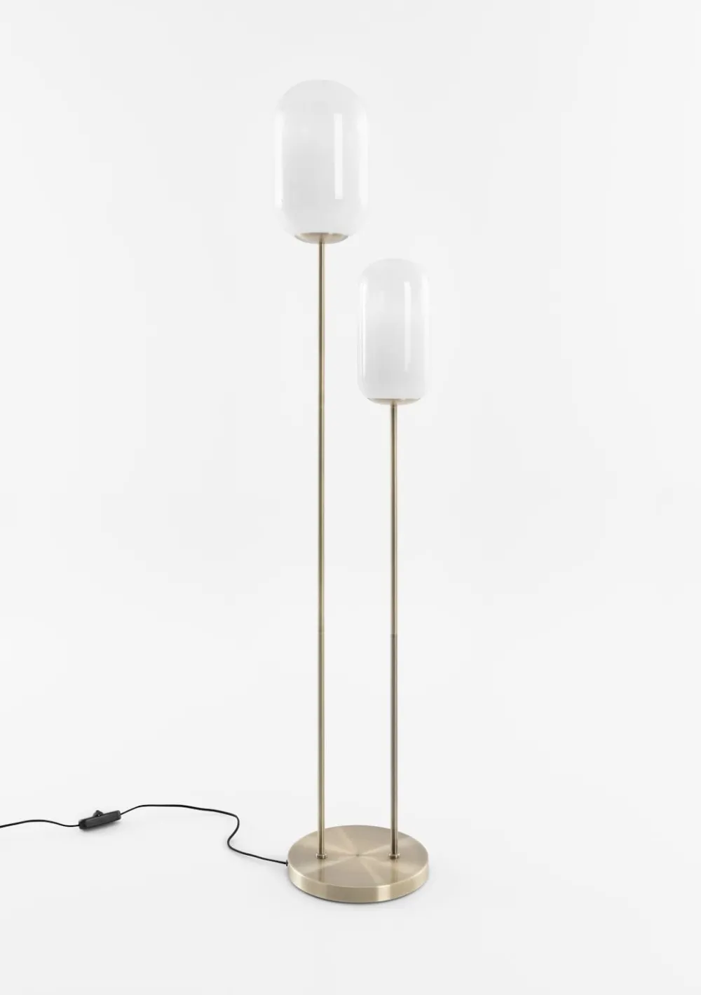 COCOmaison Milky lampadaire 2*E27 - Blanc Discount