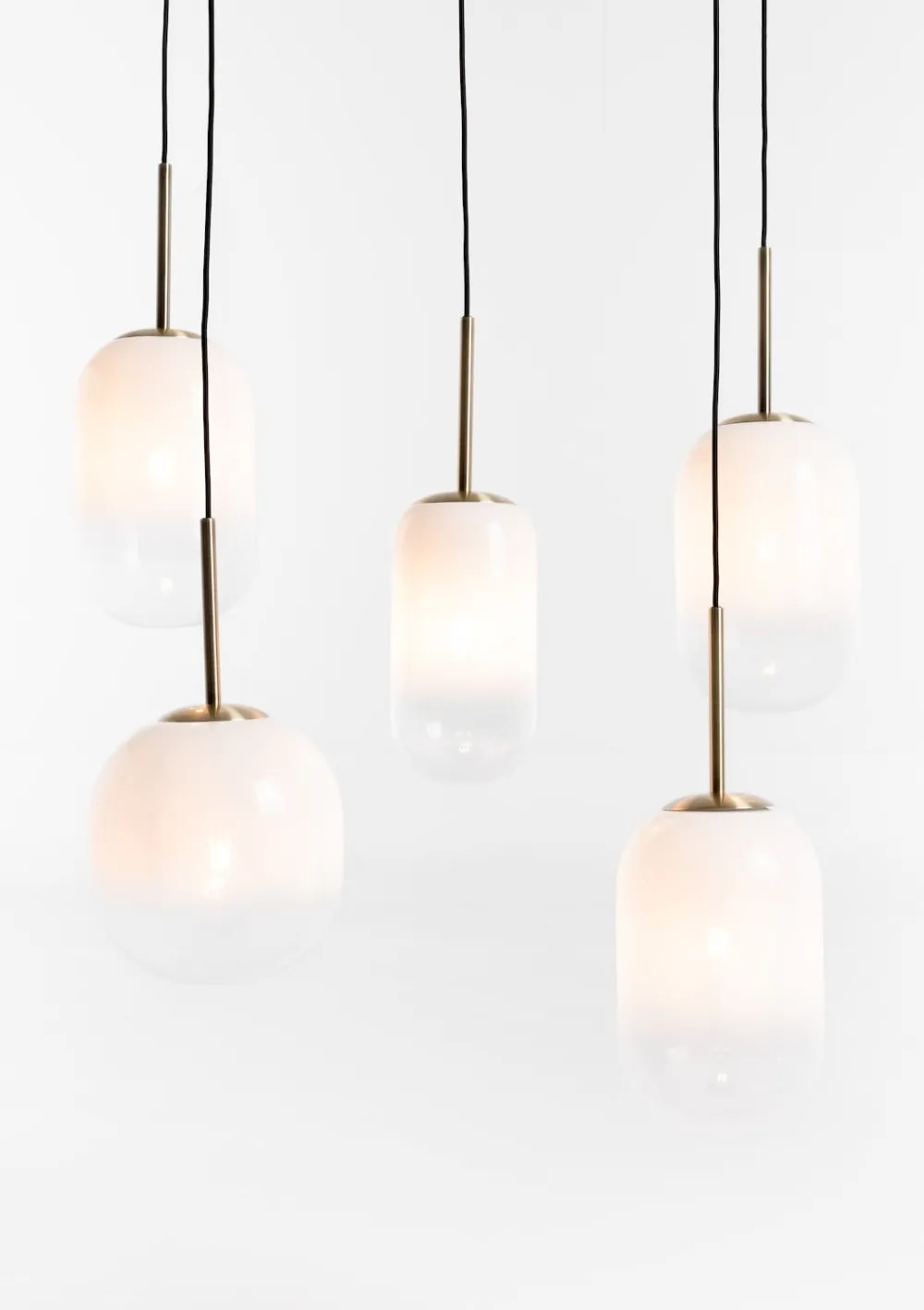 COCOmaison Milky suspension 5*E27 - Blanc New