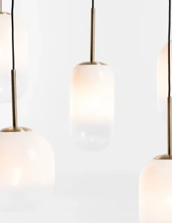 COCOmaison Milky suspension 5*E27 - Blanc New