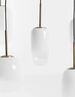 COCOmaison Milky suspension 5*E27 - Blanc New