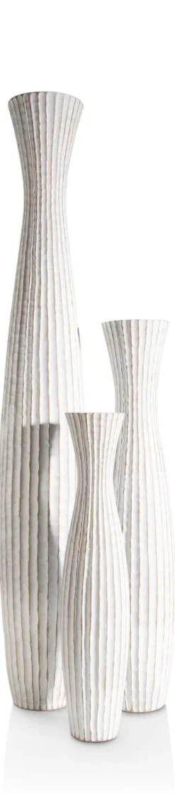 COCOmaison Milou vase H85cm - Blanc Discount