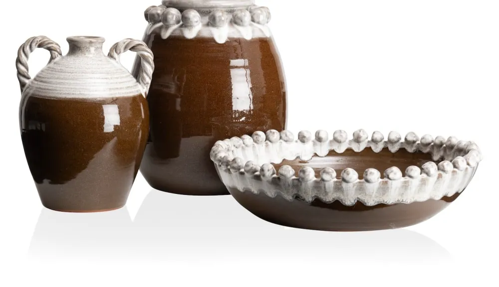 COCOmaison Nera vase H31cm - Brun New